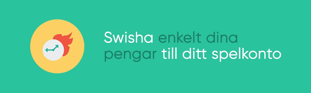 Swisha pengar till ditt spelkonto hos casino med swish